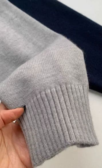 Amiparis グレー ハート刺繍セーター M