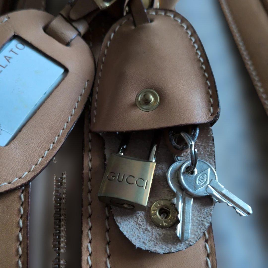 ♥海外からやってきた物♥ GUCCI マイクロソフトトランク ボストンバッグ