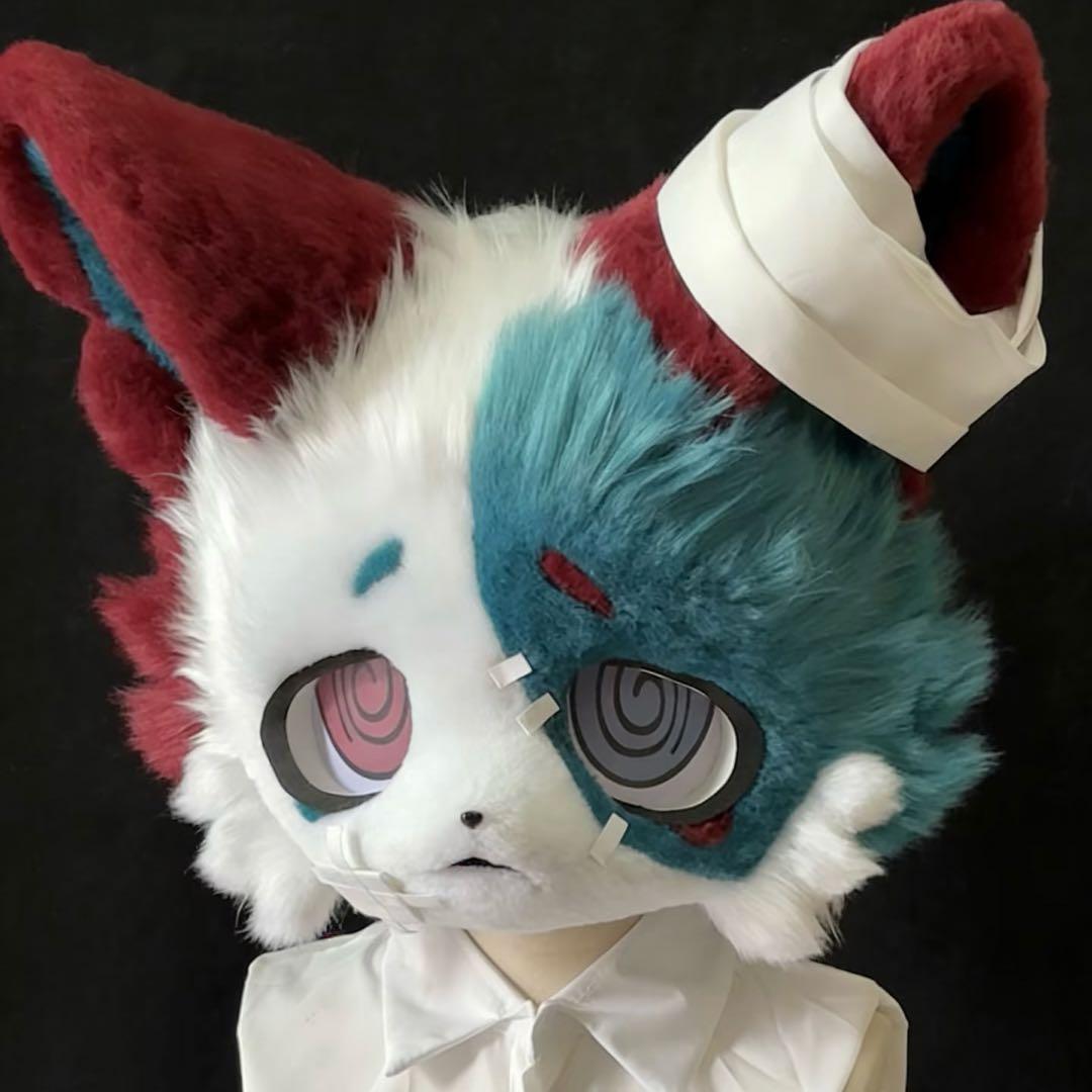 ケモノ 着ぐるみ コスプレ ファーマスク