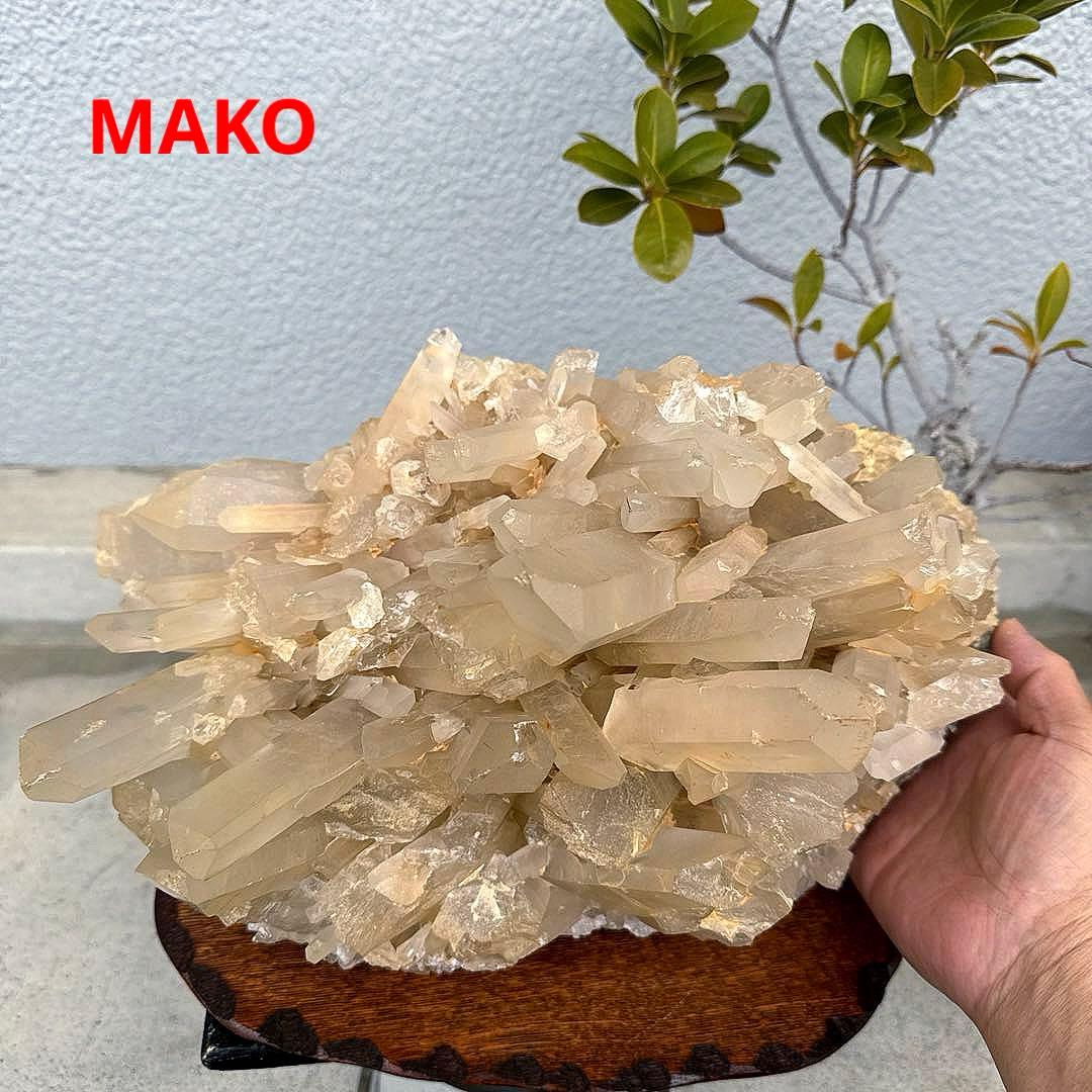 M1576☆水晶クラスター12.4Kg☆天然石　原石☆N40704