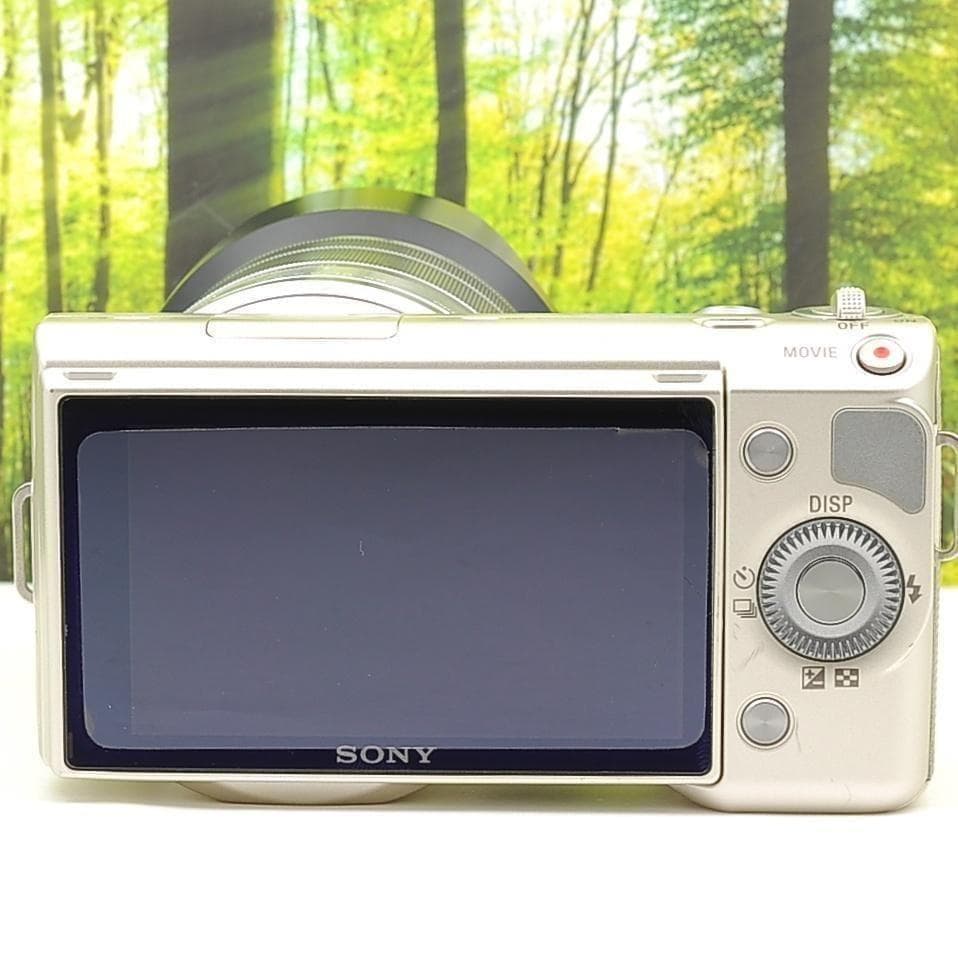 スマホ転送セット☆ソニー NEX-5☆動画撮影もGood☆珍しいゴールドカラー