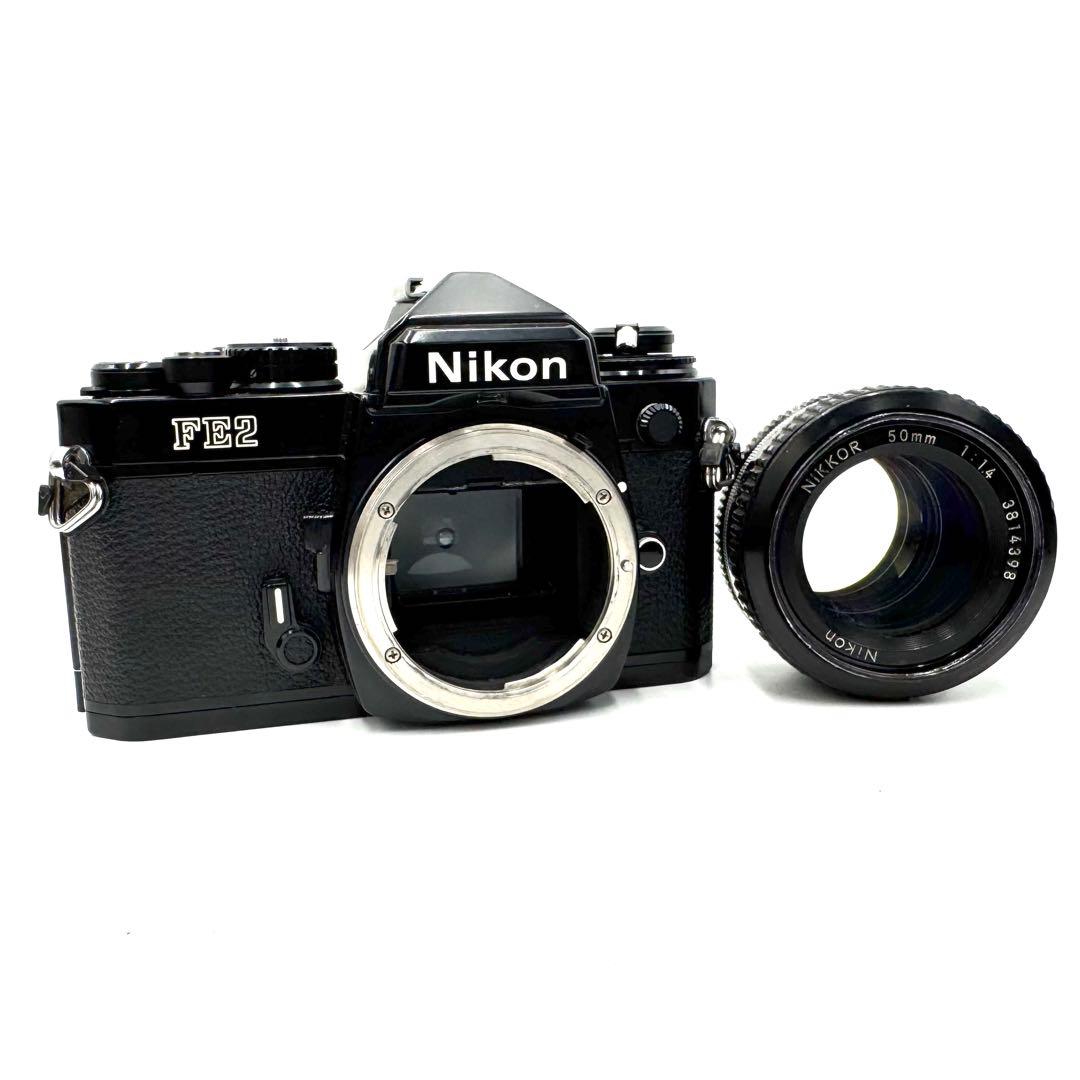 ❁動作良好❁Nikon ニコン FE2 ai 50mm f1.4 ブラック