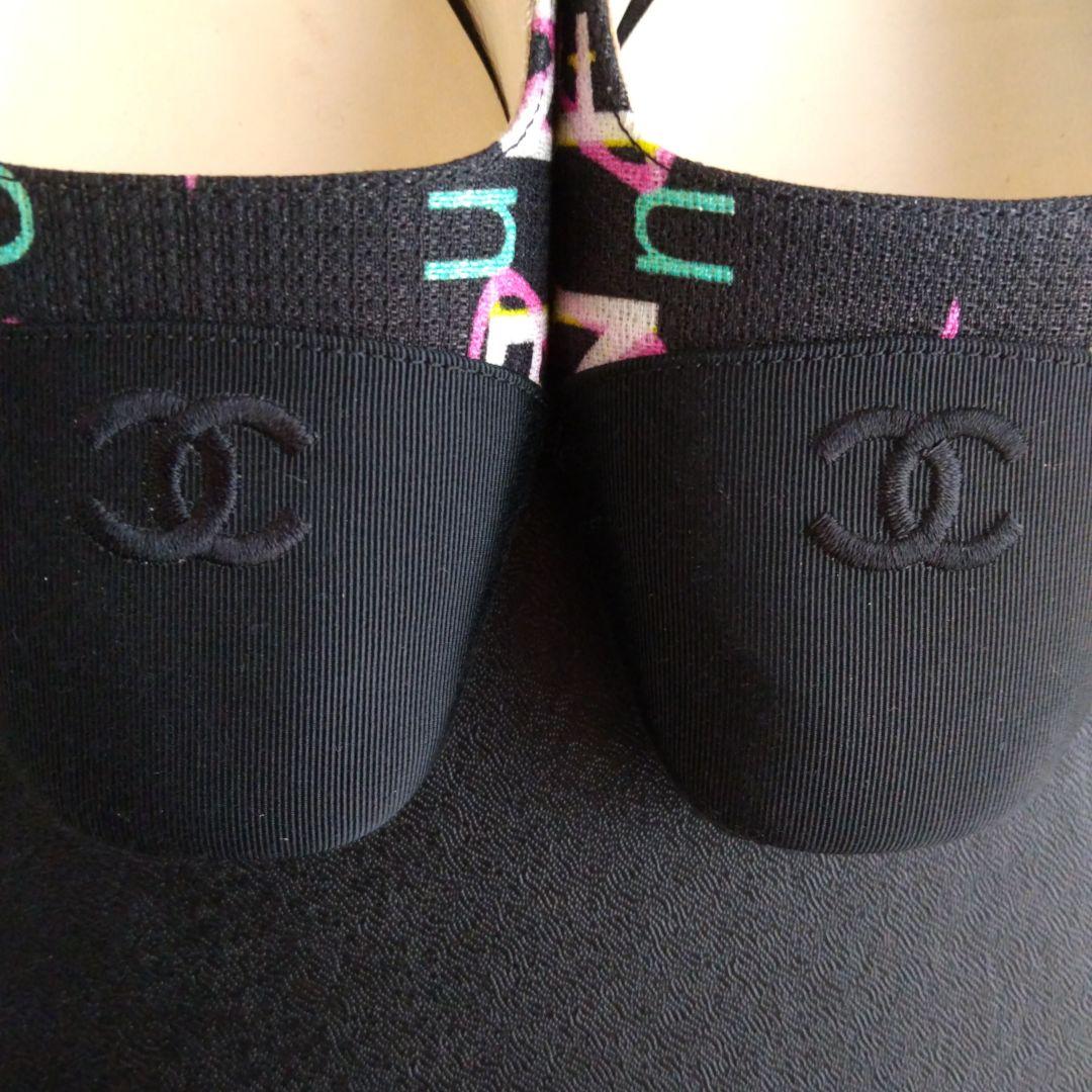①【美品】シャネル☆CHANEL☆フラットシューズ☆ロゴ☆36＋おまけ
