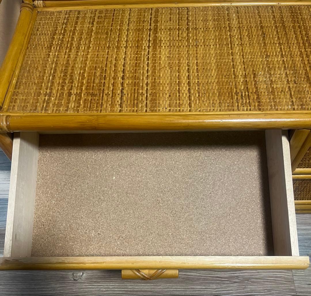 値下げ❗️ラタン　籐　チェスト