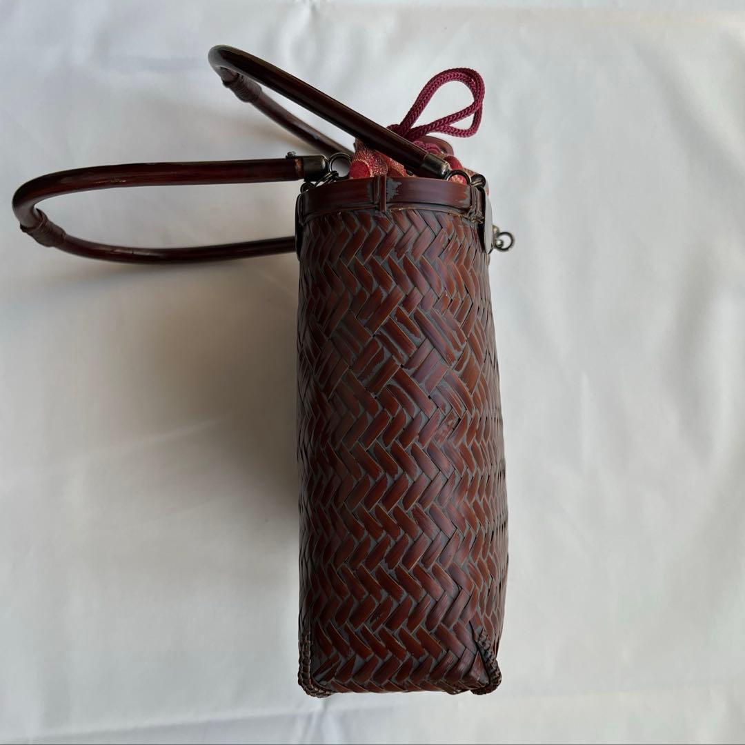 【竹籠バッグ２点セット】未使用　かごバッグ 浴衣 着物 竹細工 和装小物