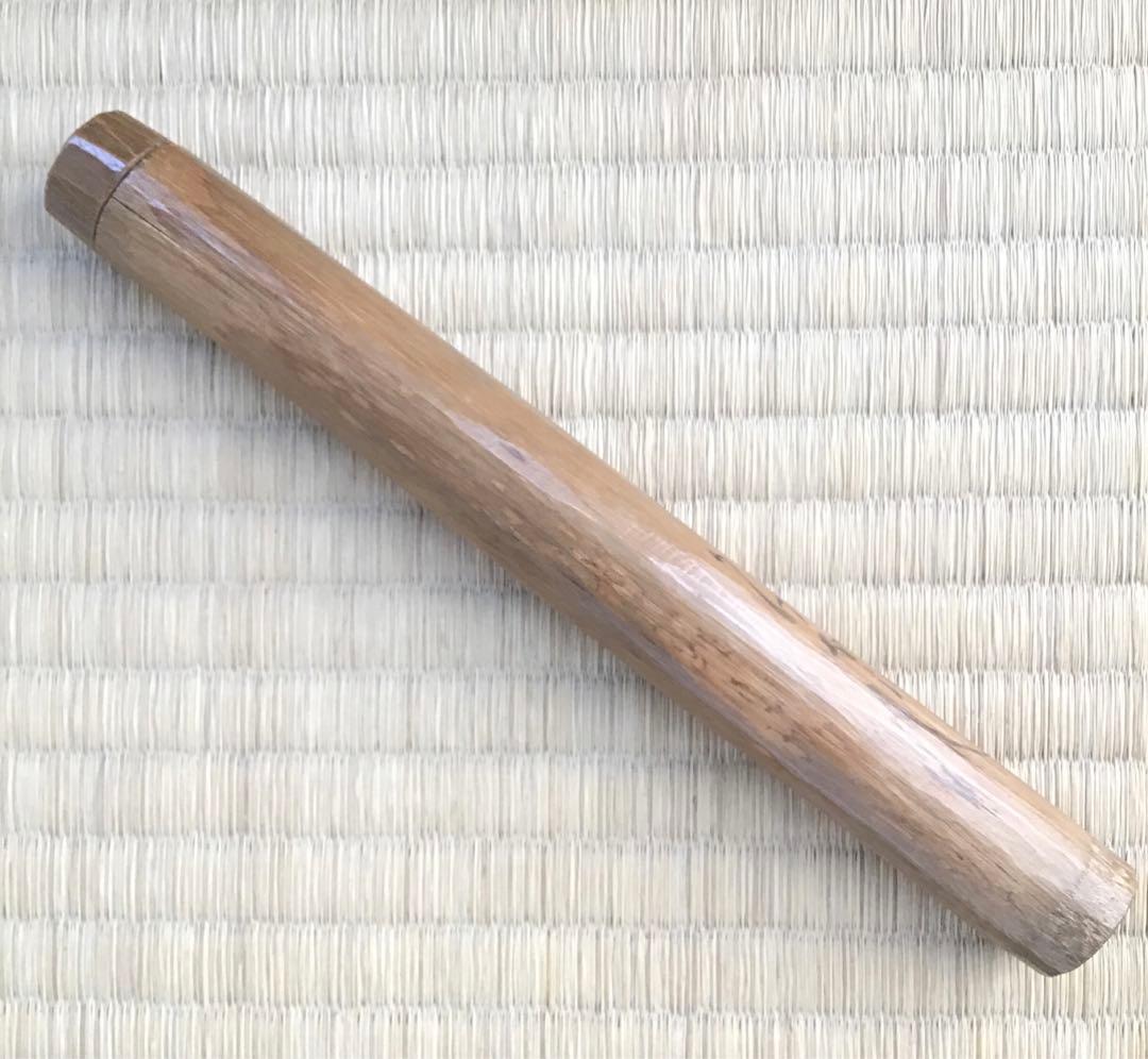 茶道具　茶杓　銘:日の出　松尾流2代　松尾宗五作　翫古斎書付　共筒共箱S89CS