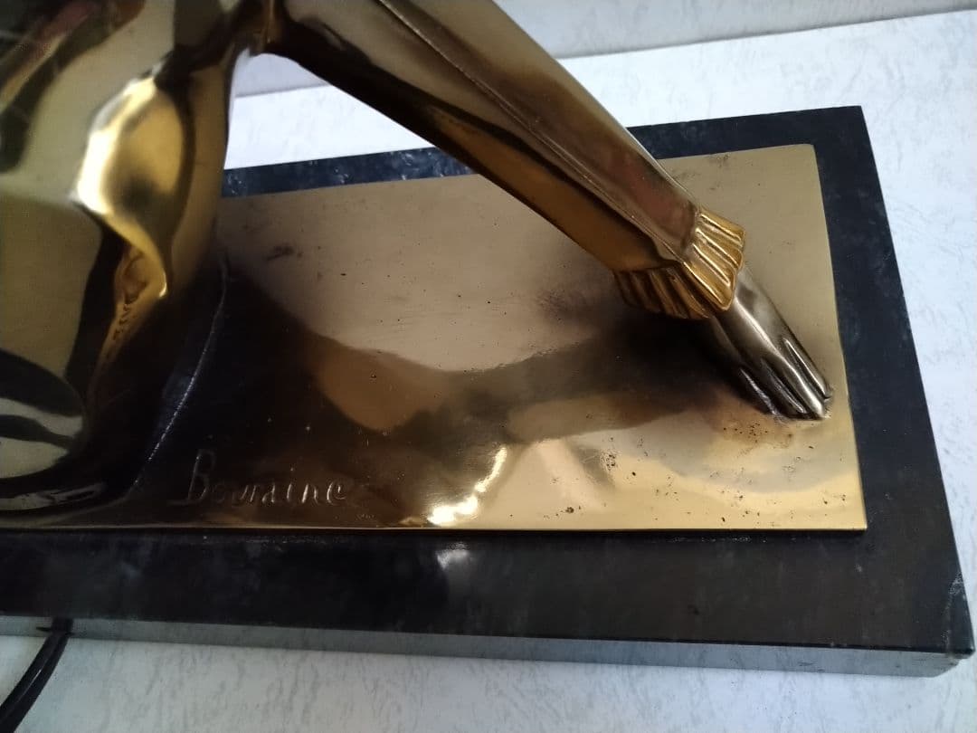 ア−ルデコのピエロランプ 　アンティーク・レプリカ