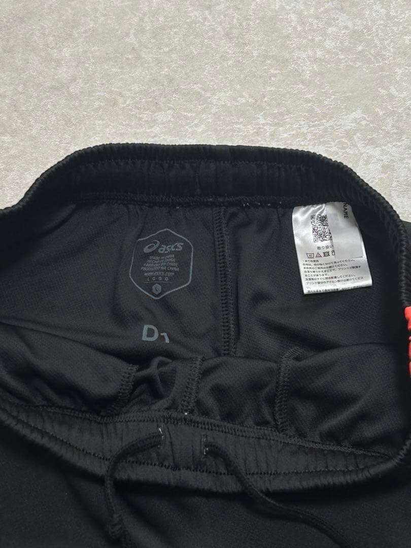 セットアップ アシックス トレーニングジャージ ジャケット L 黒 D1