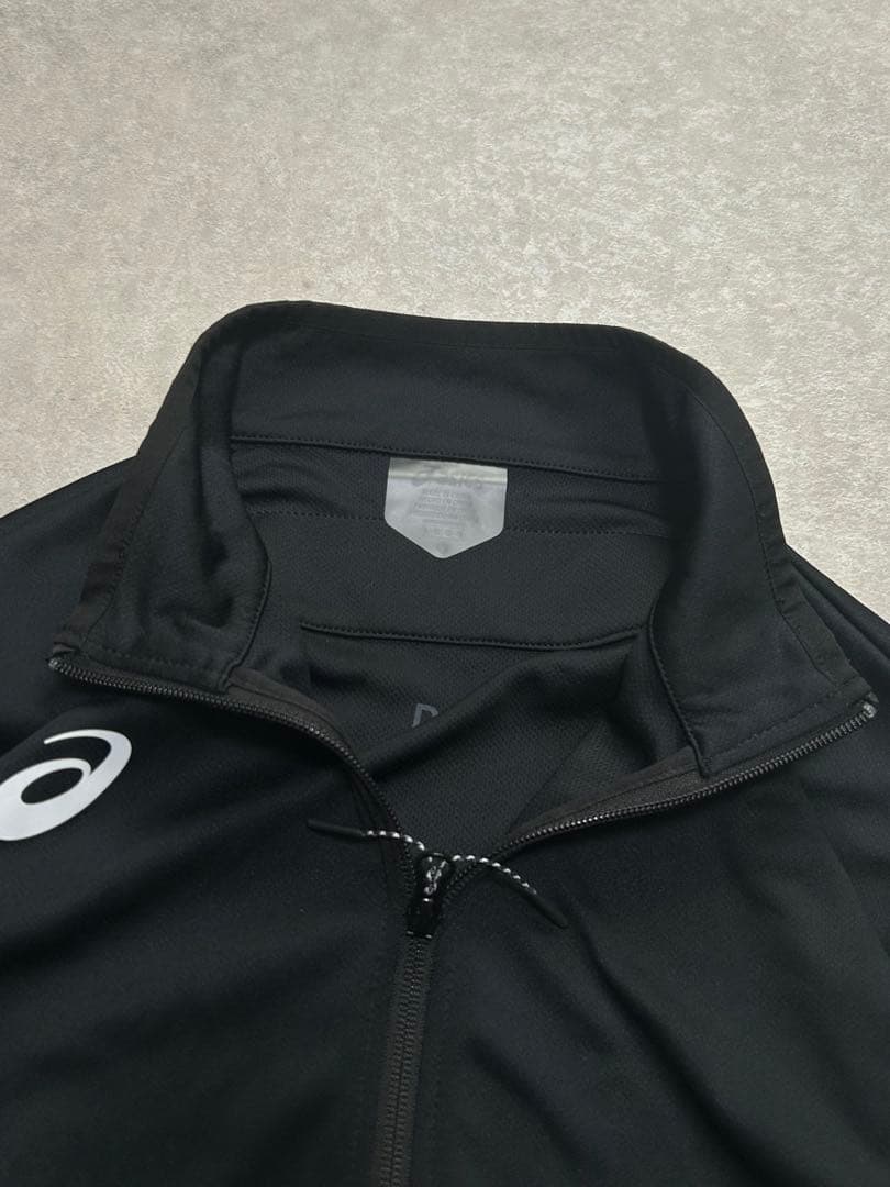 セットアップ アシックス トレーニングジャージ ジャケット L 黒 D1
