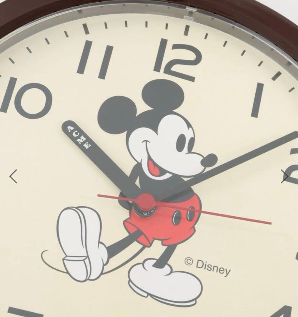 新品　未使用　アクメファニチャー　ディズニー掛時計