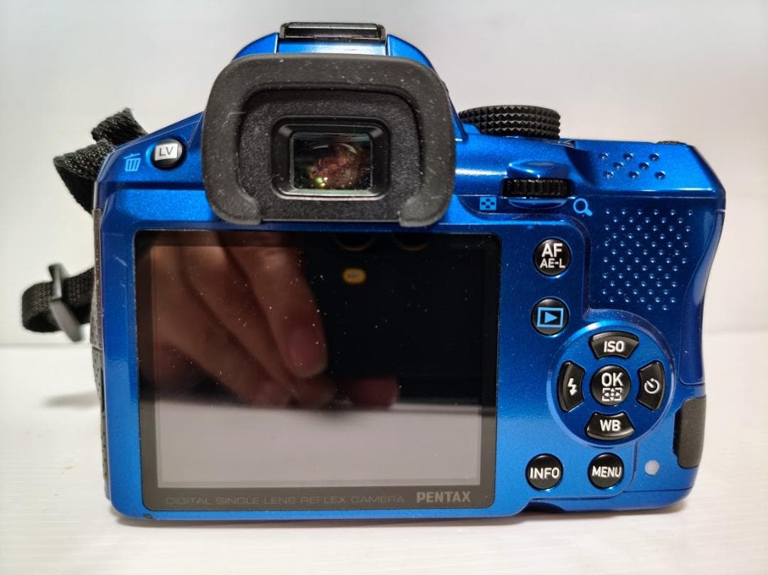 taktak【黒死病対策】【内臓電池交換】PENTAX K-30 青