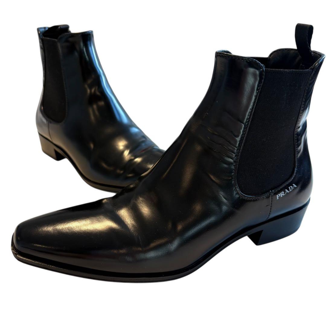 ［正規品］PRADA プラダ　サイドゴアブーツ ブラック 35 (22cm)
