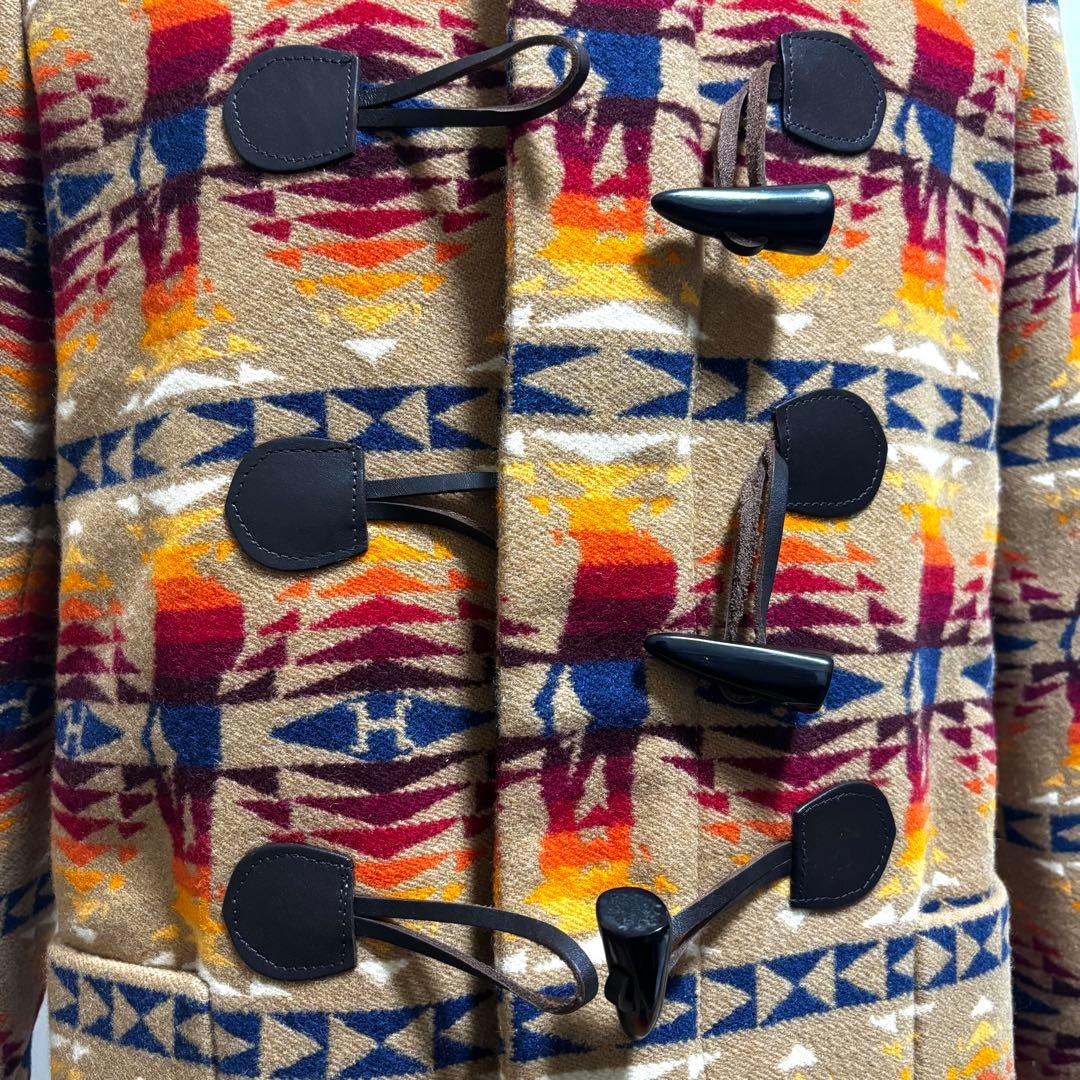 ヒステリックグラマー ペンドルトン コラボ ダッフルコート 総柄 S タグ付き