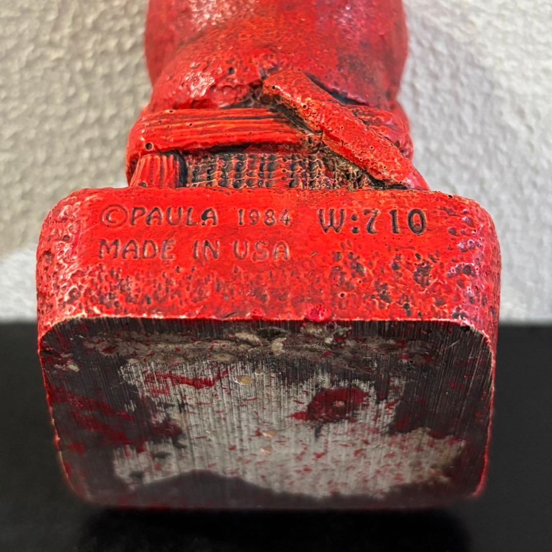 レッドデビル19レア　1980s ヴィンテージ　USA メッセージドール　ピース