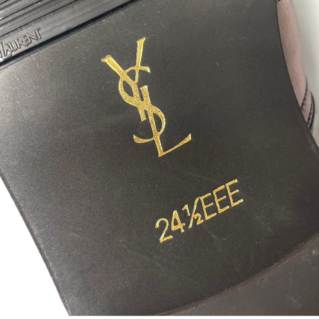 セール価格 YVES SAINT LAURENT ローファー ブラウン