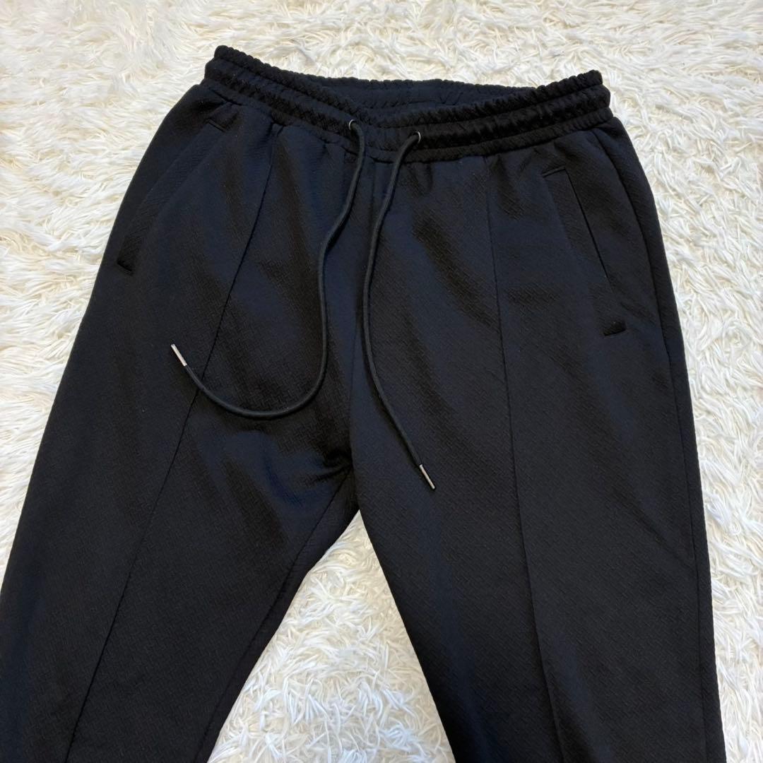 CAMBIO セットアップ ノーカラージャケット 織り柄 M（B322）