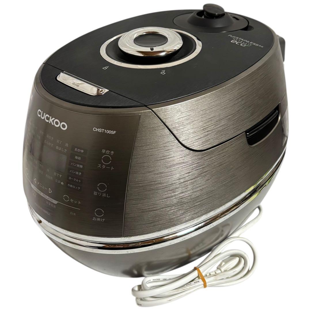 【動作良好】CUCKOO IH 圧力炊飯ジャー CRP-CHST1005F