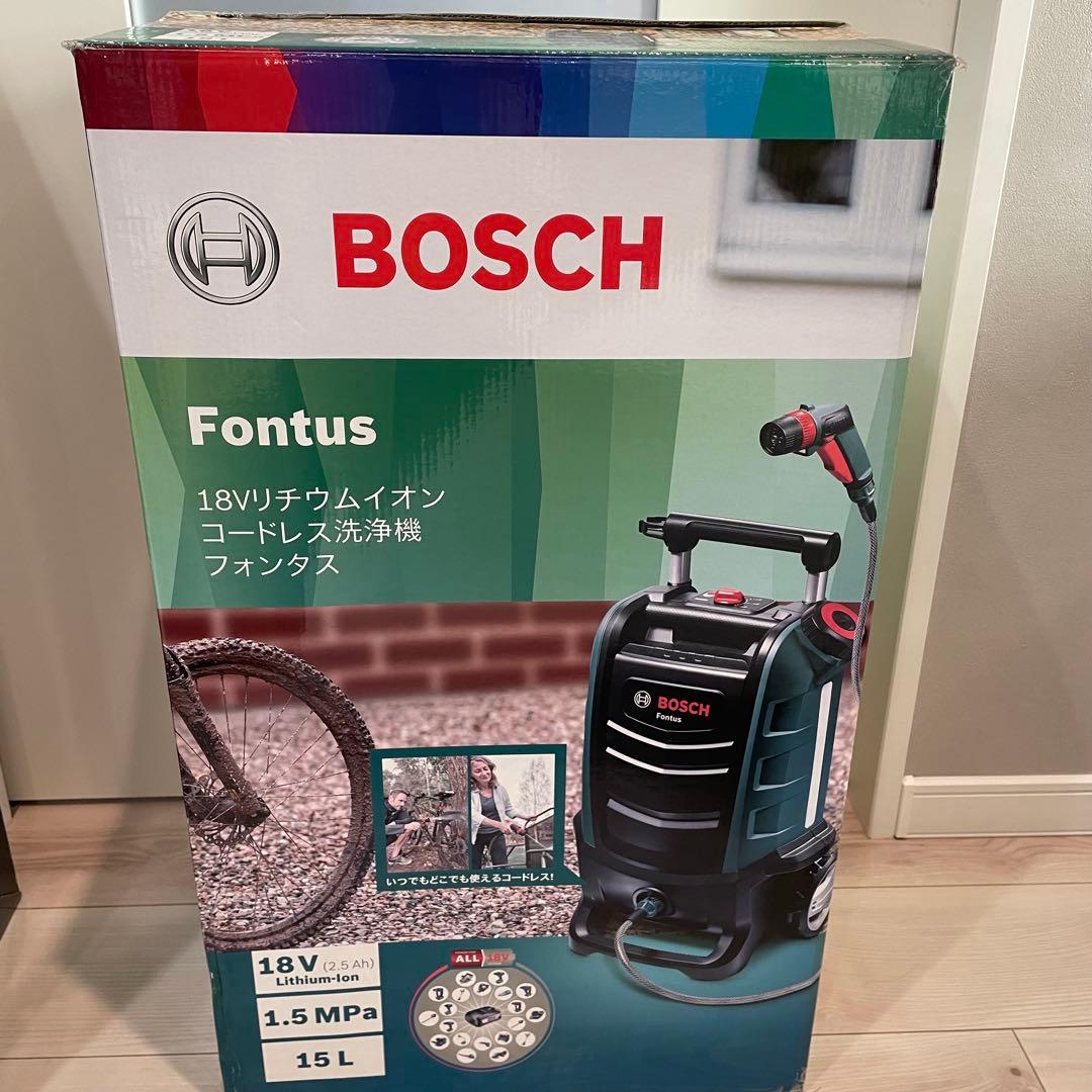 美品　ボッシュ(BOSCH) 18Vコードレス洗浄機 Fontus(フォンタス)