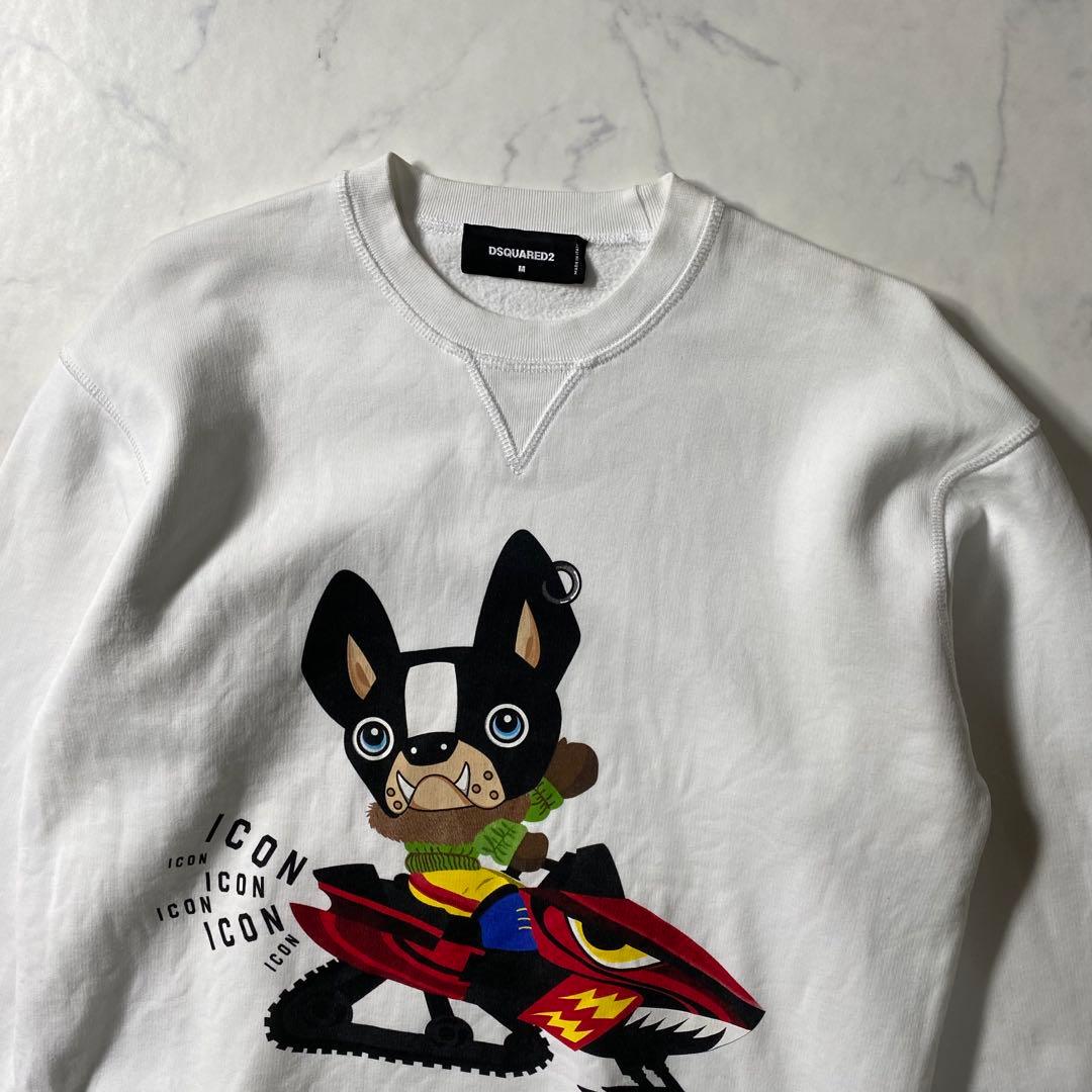 【美品】ディースクエアード　スウェット　CHIRO　21AW　プリント　ICON