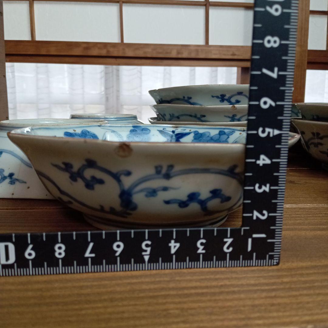 明治伊万里　真酢皿18枚　E−666