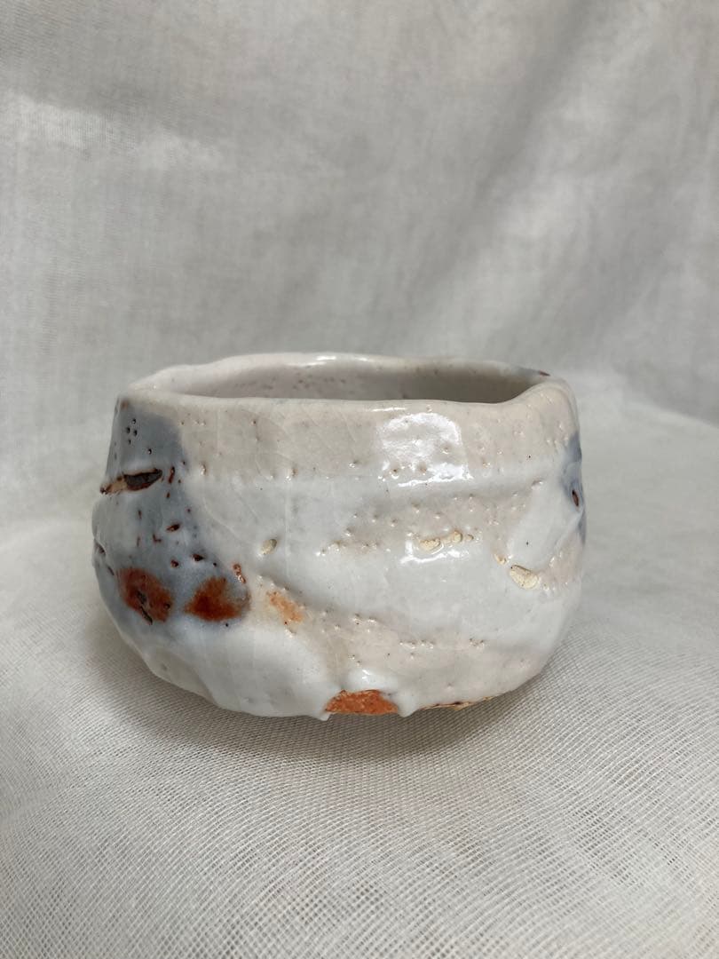 木戸貞昭／箱付絵志野茶碗／A68