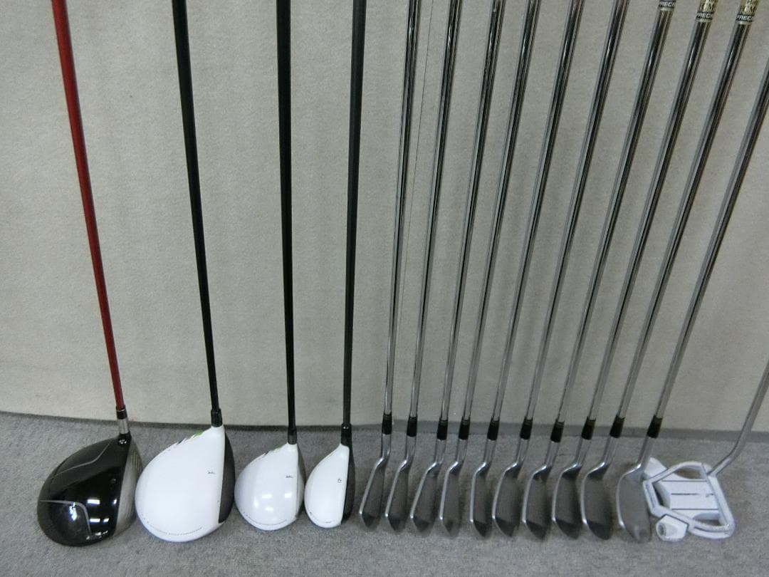 b694 初心者必見 テーラーメイド メンズゴルフ１５本セット※Ｄｒ２本入り