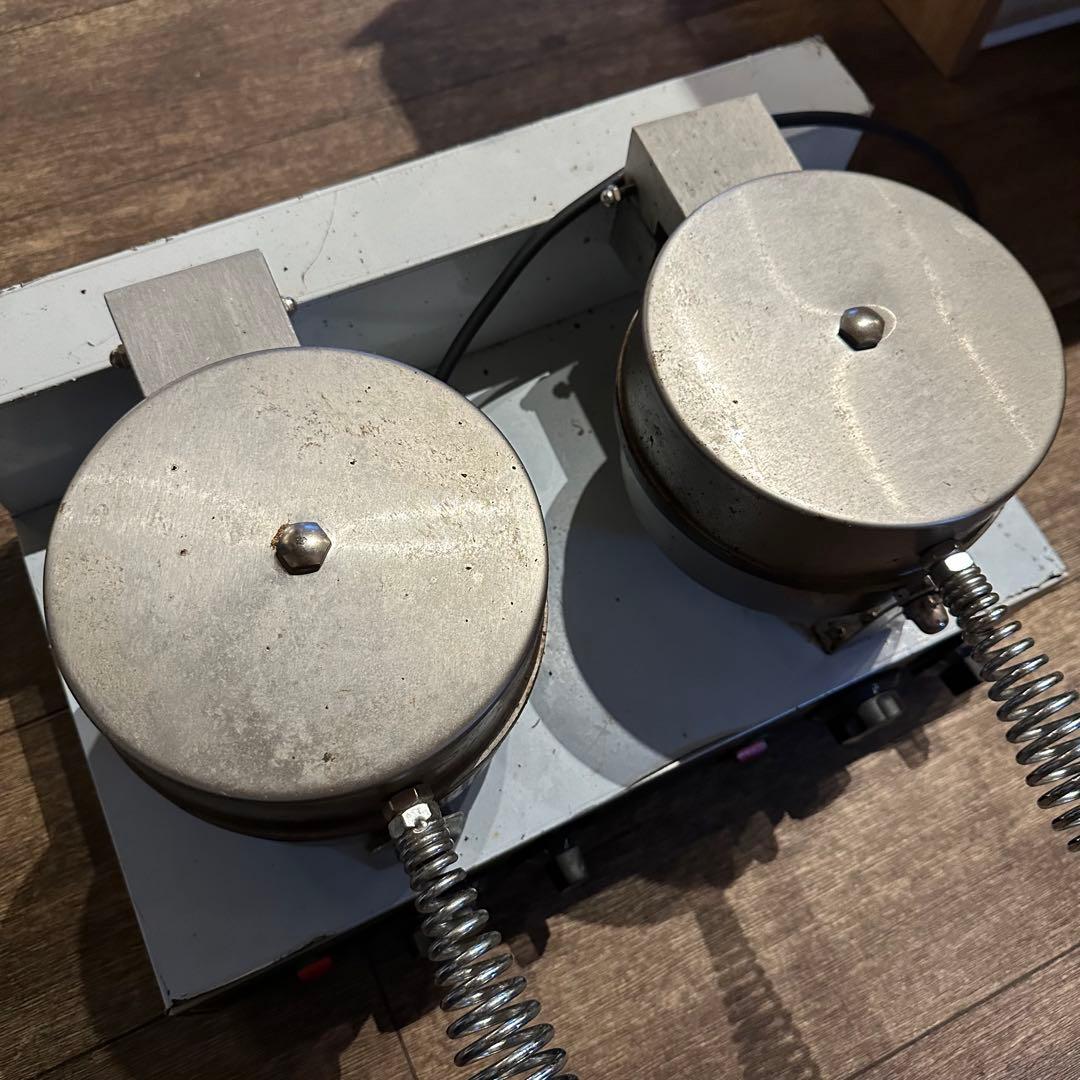 業務用 ダブルワッフルメーカー 温度調整付き