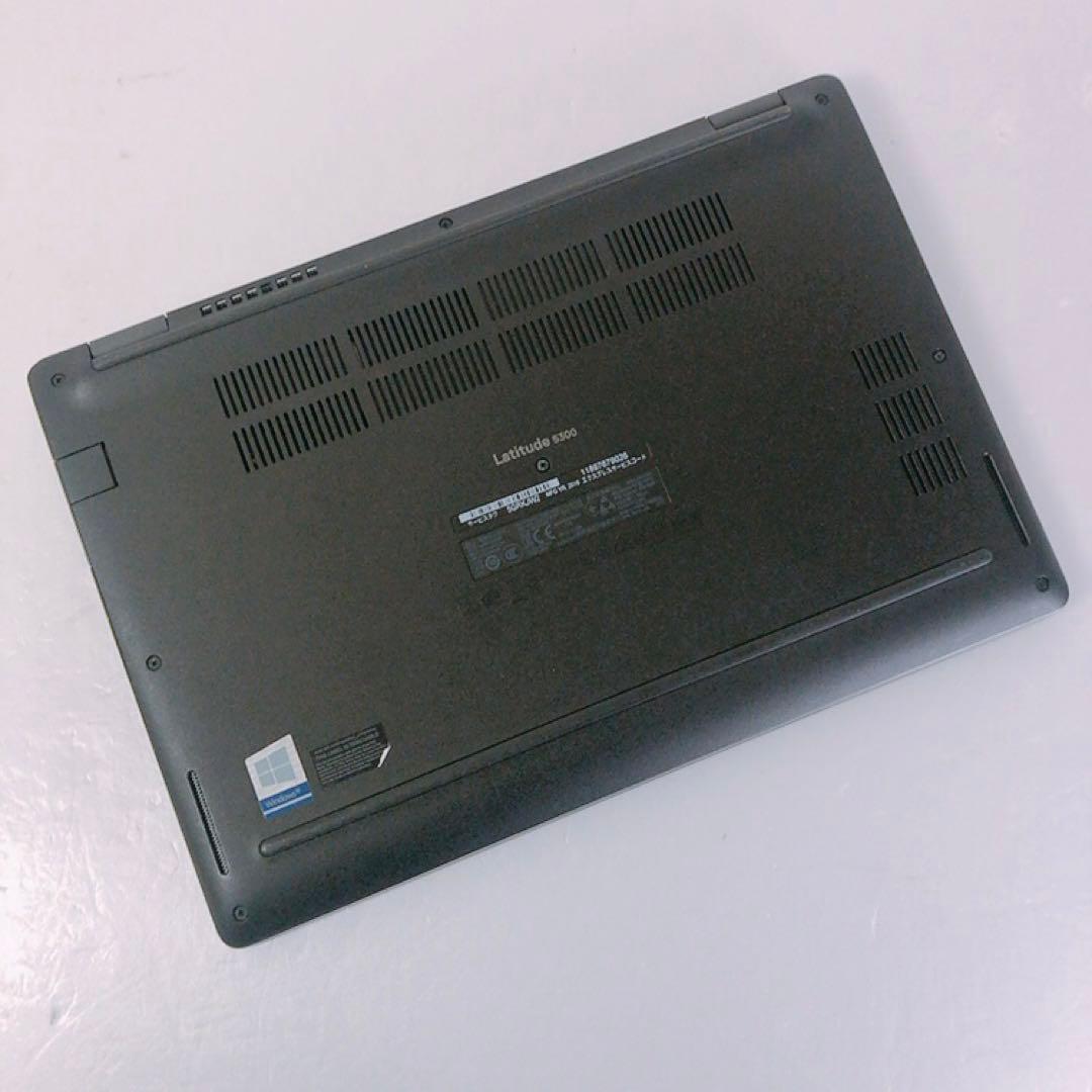 美品！デル Latitude5300【8世代i5/8GB】動作良好！2019年製