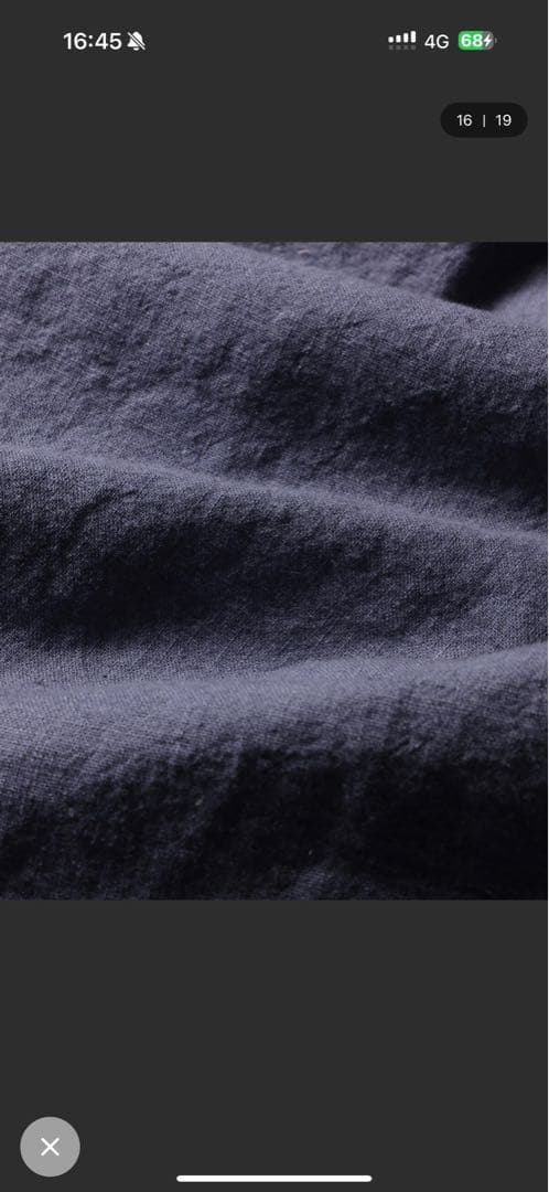 ソウルベリーブラウス　月影のブラウス　グレイッシュブルー