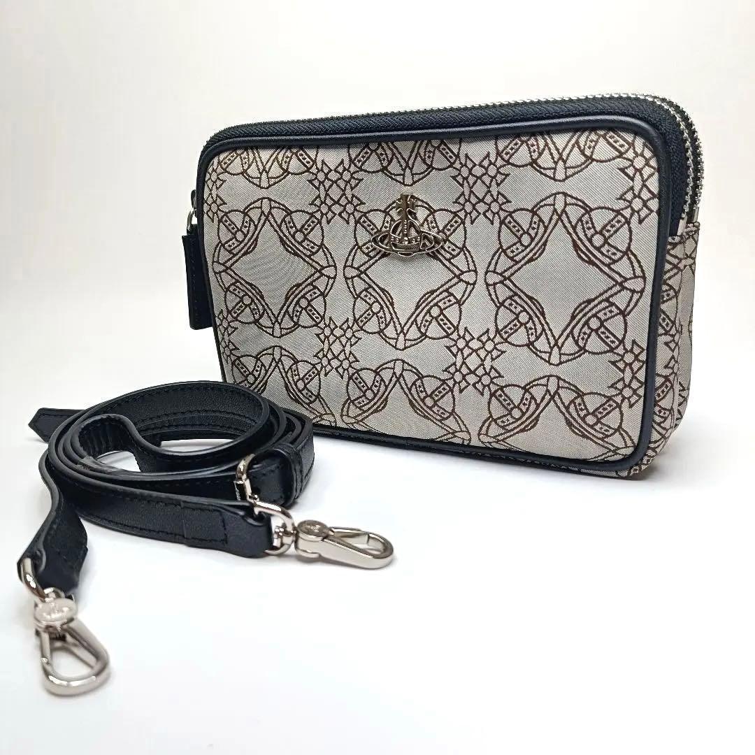 完売品　Viviennewestwood　総オーブ　ダブルポケット　ショルダー