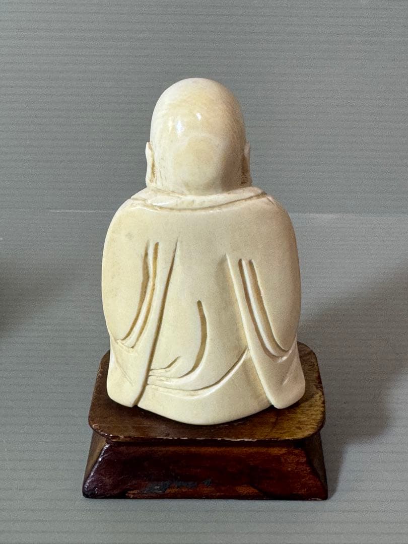 2733 根付　置物　2客　骨董品　古美術　布袋　仏像 七福神