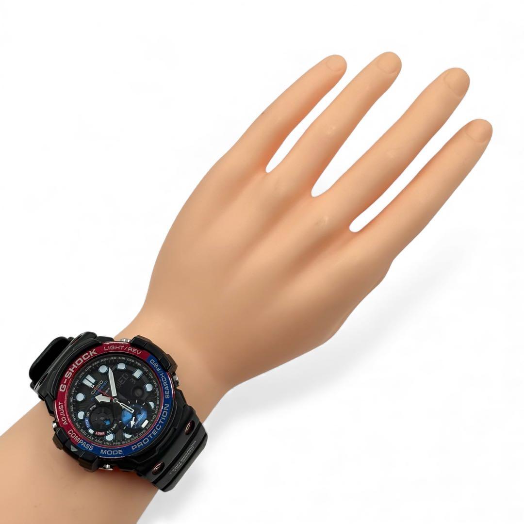 レア G-SHOCK ガルフマスター アナデジ 腕時計 ブラック ペプシカラー