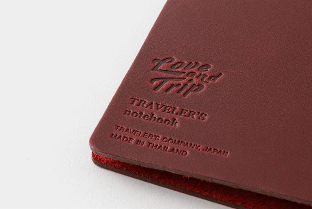 レギュラーサイズトラベラーズノート LOVE AND TRIP リフィル付き