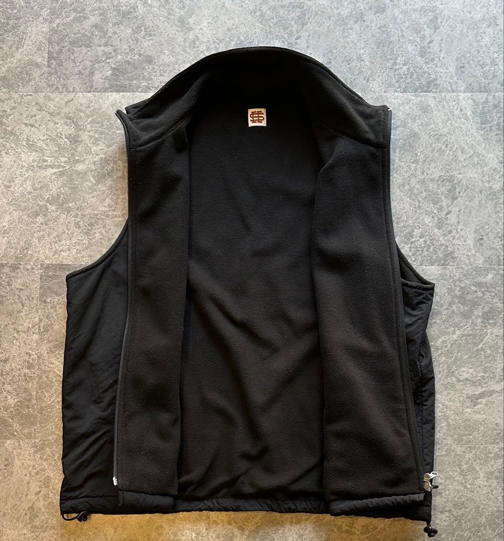 seesee ナイロンフリースベスト