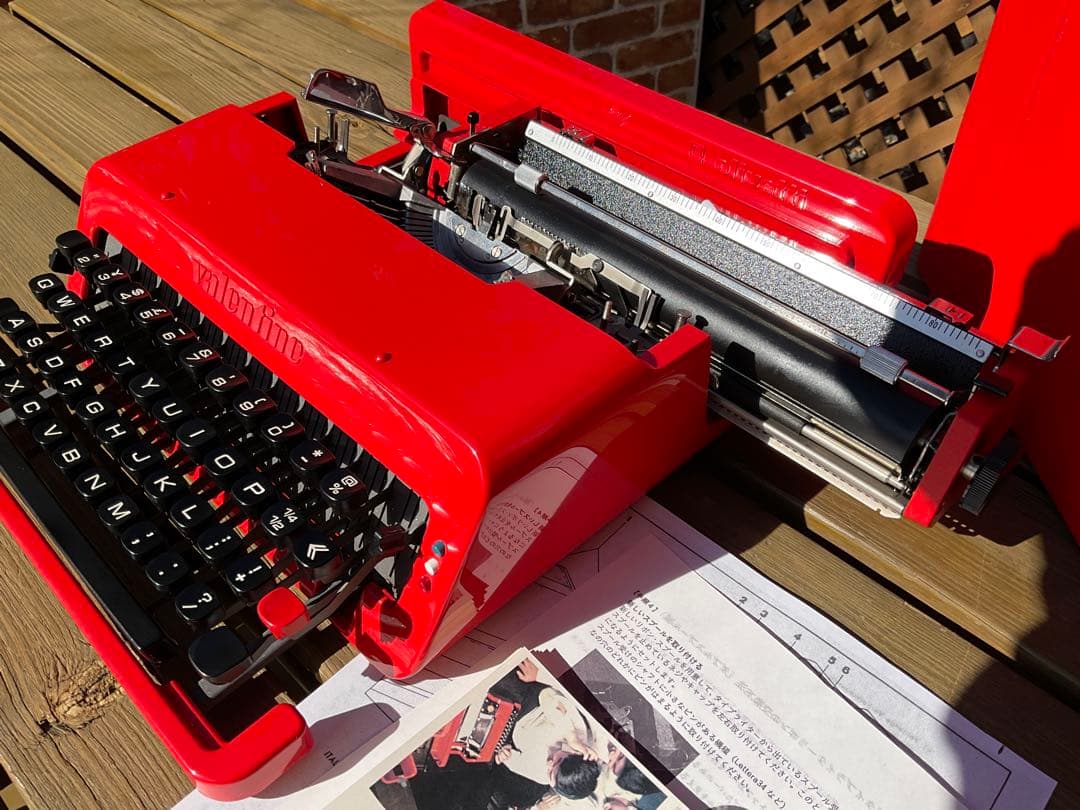 olivetti valentine 整備済　完動品　中古品　超綺麗
