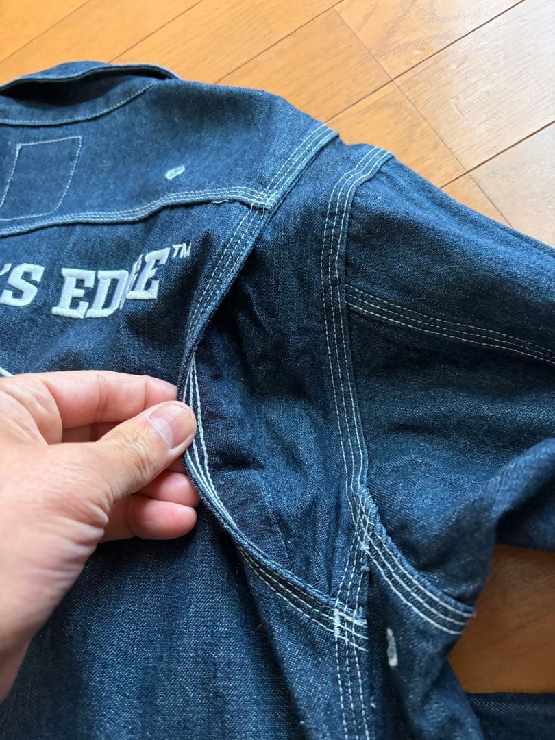 STP デニム つなぎ オールインワン 作業着　スナップオンライトオンスアメカジ