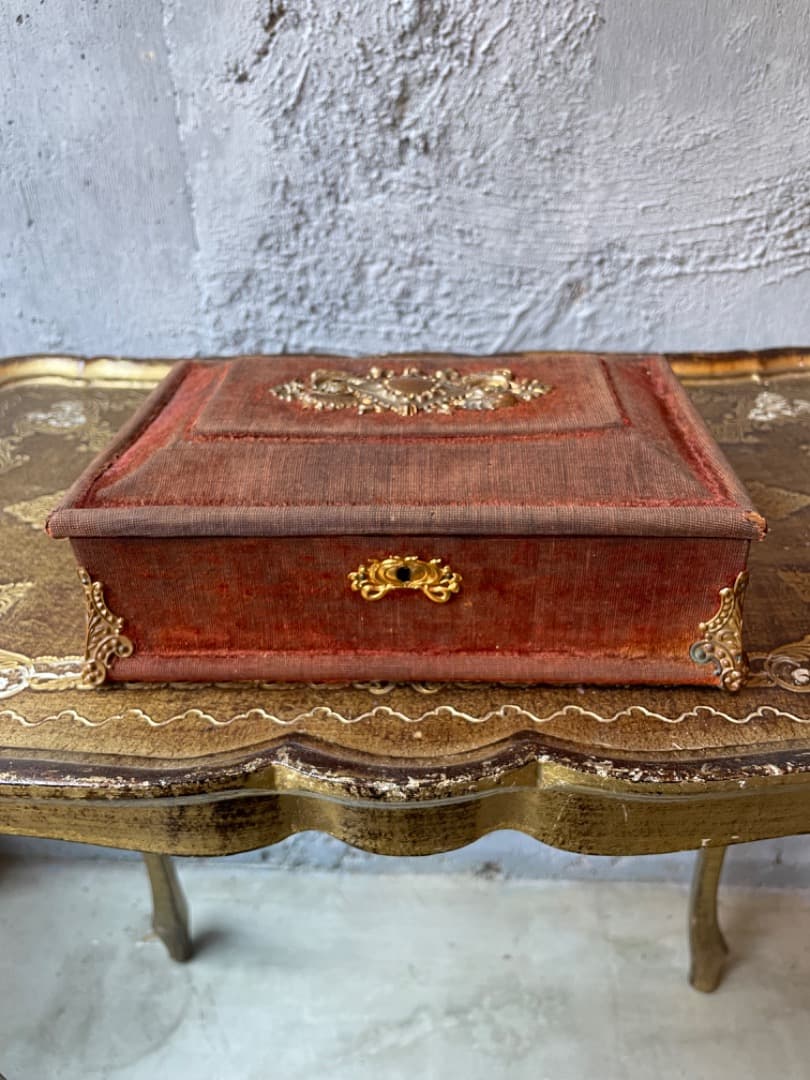 【フランス便】アンティーク ◆ミラー付ジュエリーボックスSALE~2/10迄