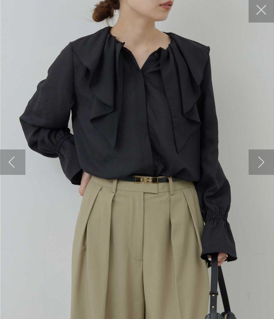 GALLARDAGALANTE （ガリャルダガランテ ） ラッフルカラーブラウス