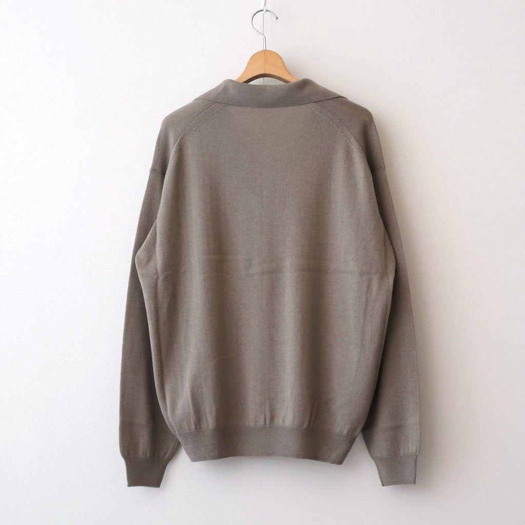 トップス 26SS SUPER FINE CASHMERE SILK KNIT POLO