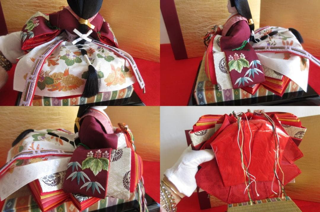 プロフ必読お願いします 　お値下げ　20万円相当　京雛人形　　朱月　親王飾