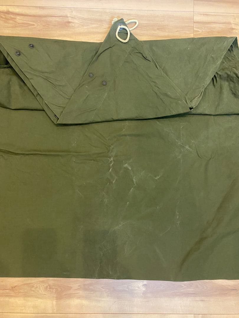 軍幕　米軍　USパップテント シェルターハーフ　89年会計　幕2枚　状態◎
