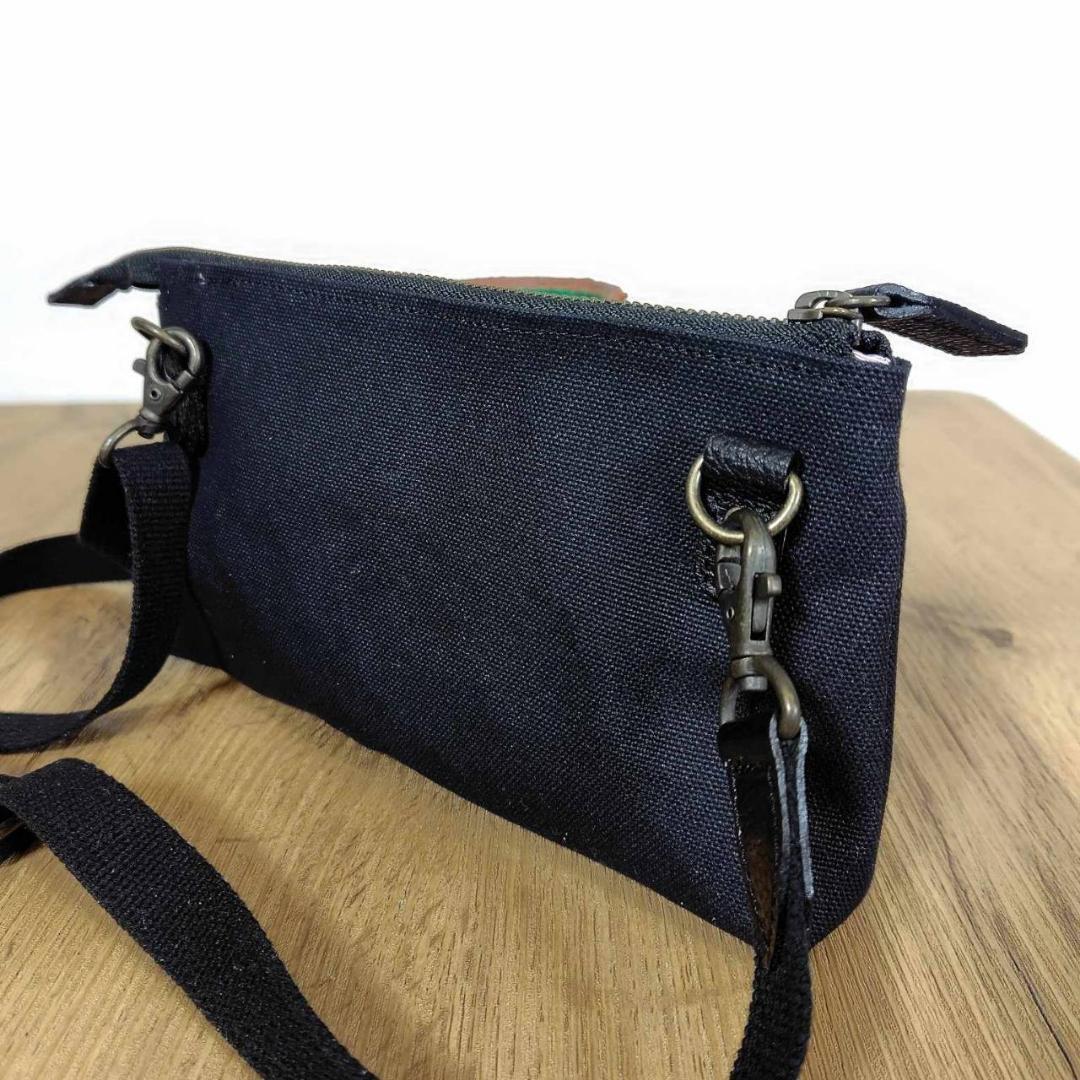 ミナペルホネン/rosyロージィーブラウン/がま口お財布ポシェットmina