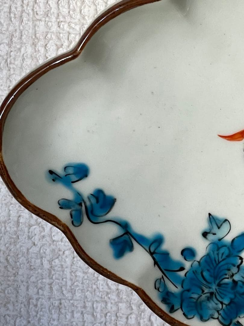 未使用 松浦 ナオコ さん 猫の菱形皿 2枚セット