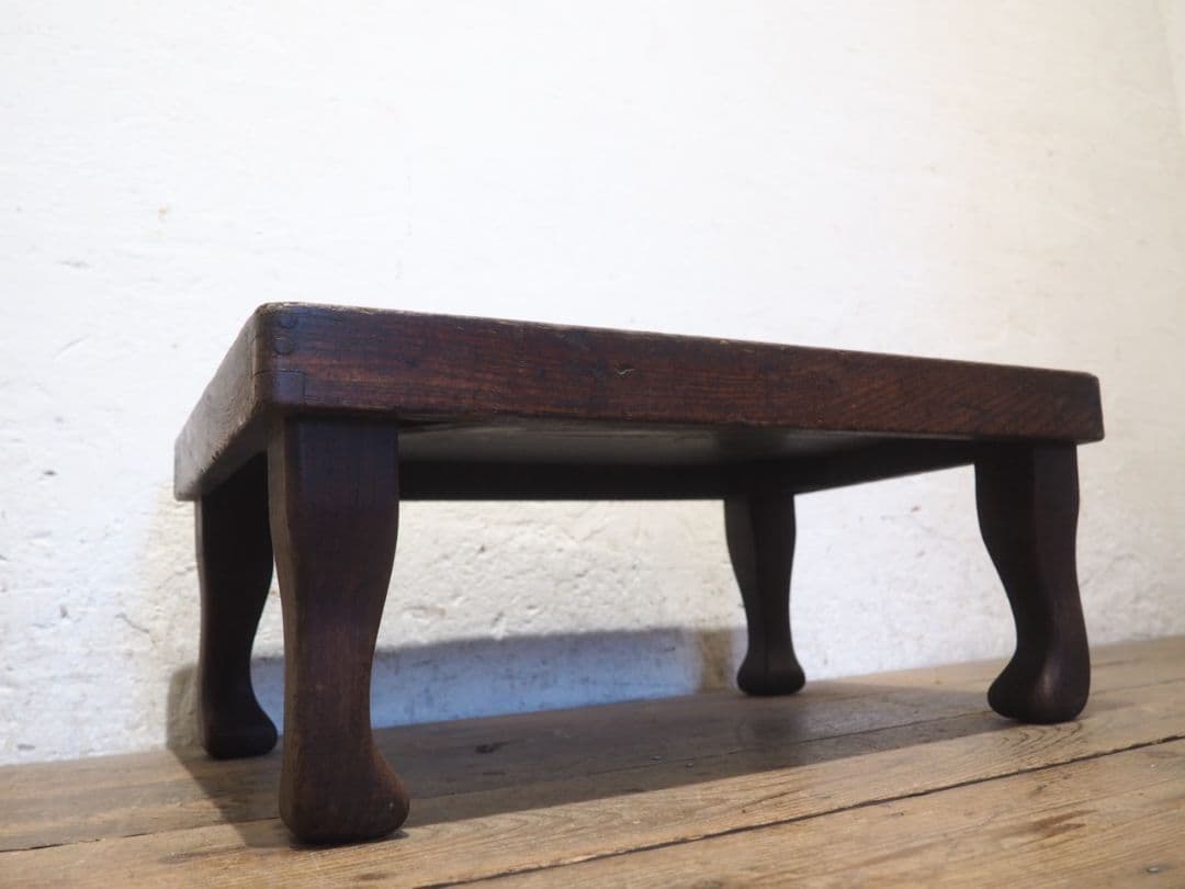 1262 アンティーク　無骨なローテーブル　座卓　ちゃぶ台　展示台　昭和レトロ