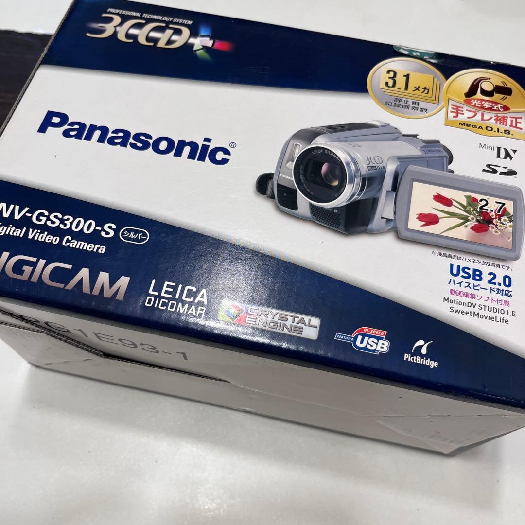 パナソニック NV-GS300-S シルバー デジタルビデオカメラ ミニDV