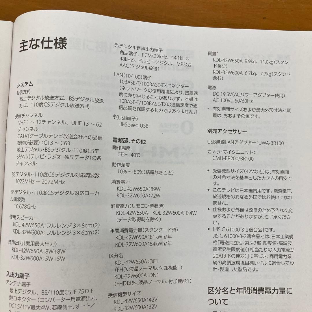 No.241 SONY BRAVIA KDL-32W600A 液晶テレビ