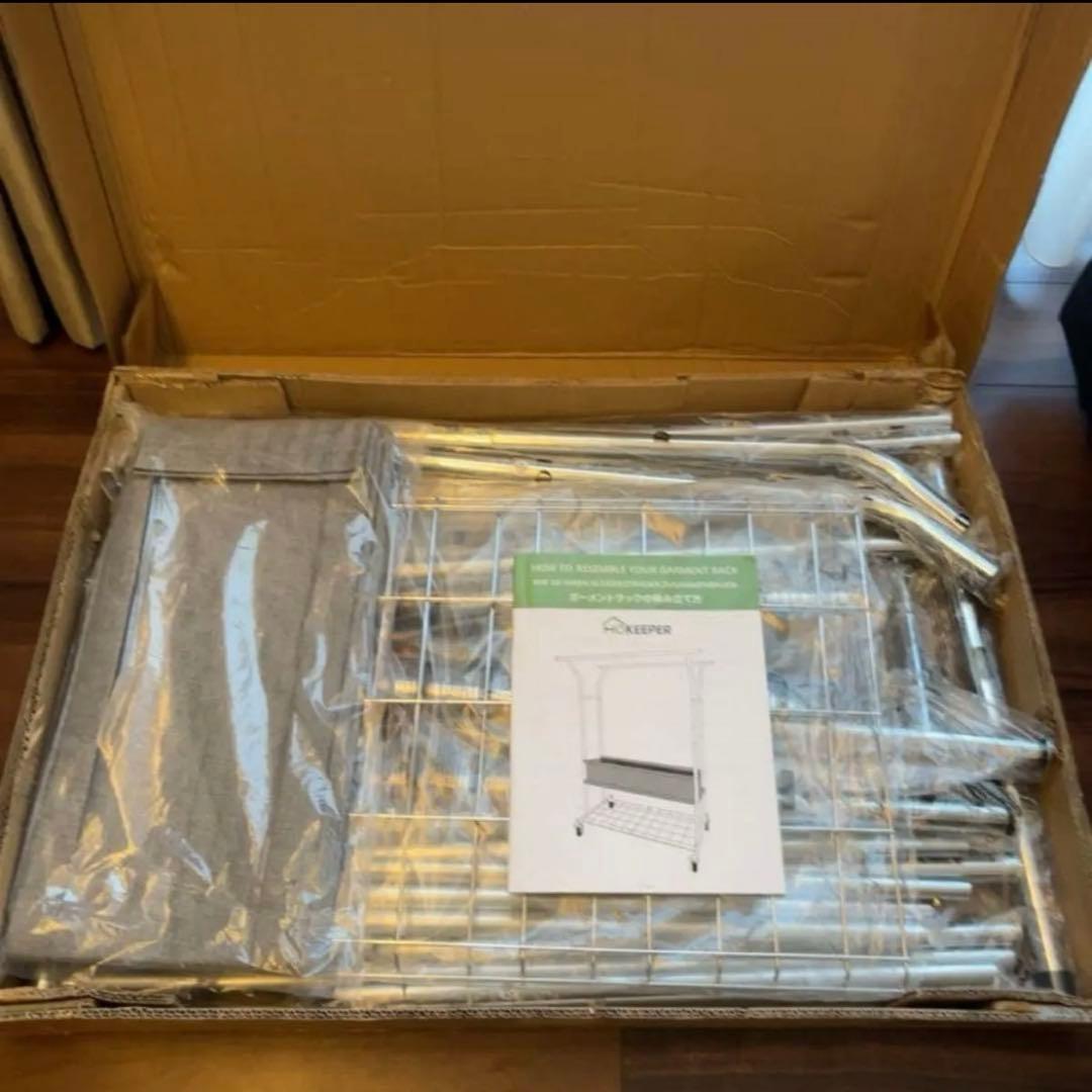 日本未発売 HOKEEPER ダブルハンガーレール 283kg ハンガーラック