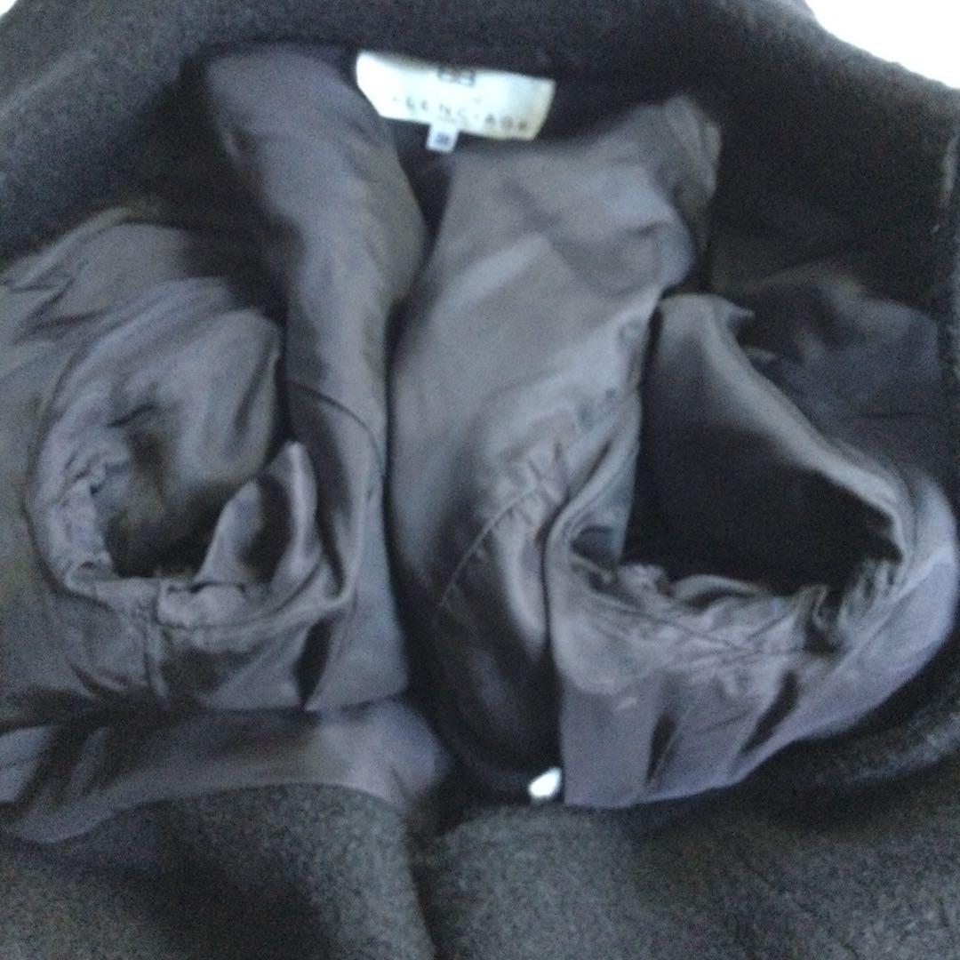 BALENCIAGA★バレンシアガ ブークレ ダブルロングコート 黒 38