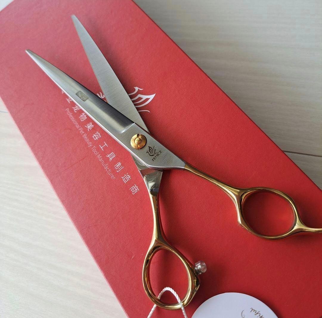 新品★フェニーチェ トリミングシザーセット★ストレート&カーブ&セニングシザー