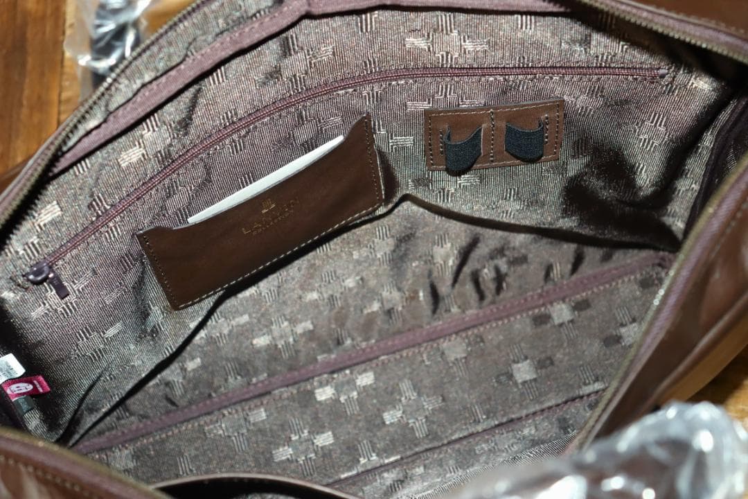 新品 ランバン コレクション サントル 牛革 ビジネスバッグ 撥水ソフトレザーⒽ